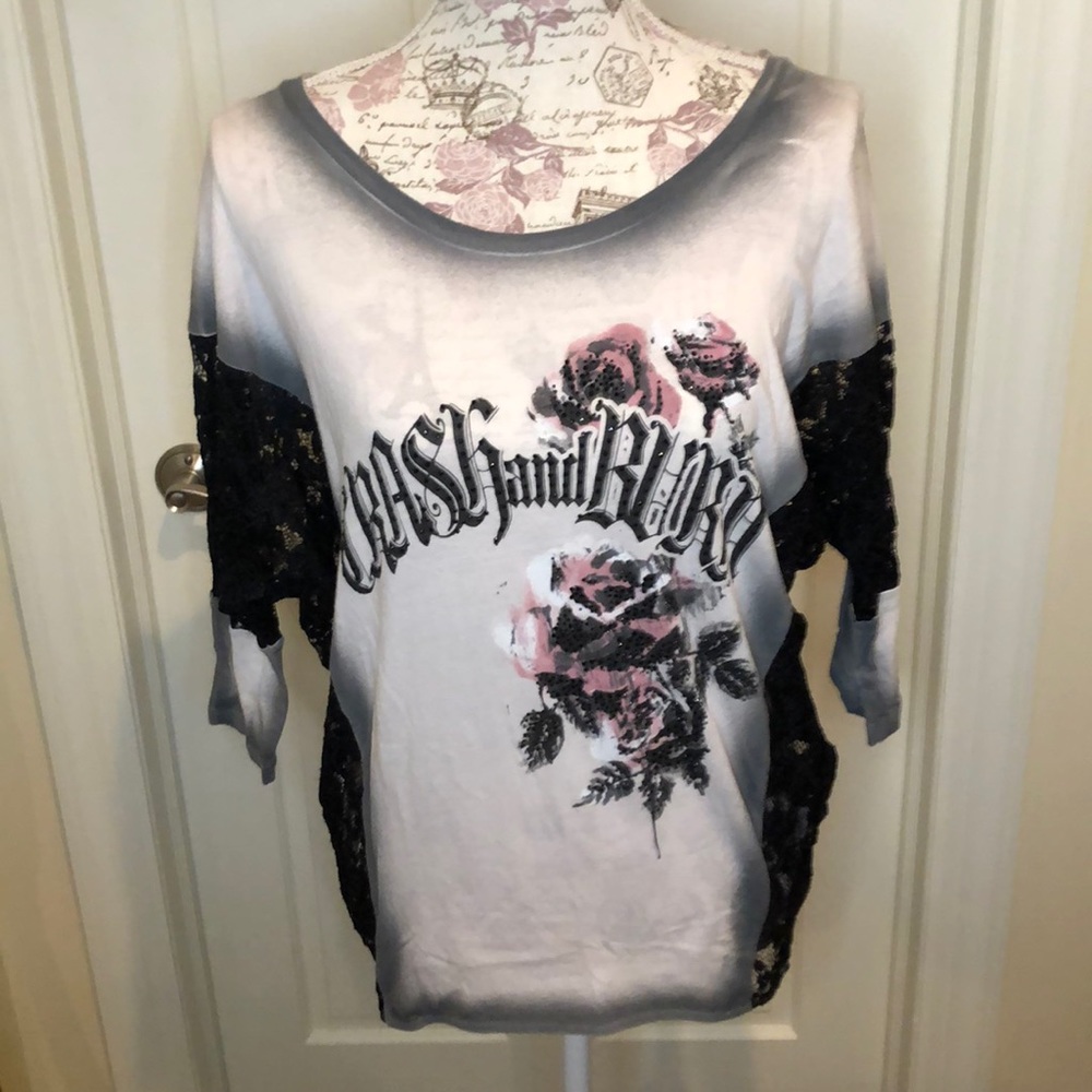 Crash & Burn LIKE NEW gorgeous shirt